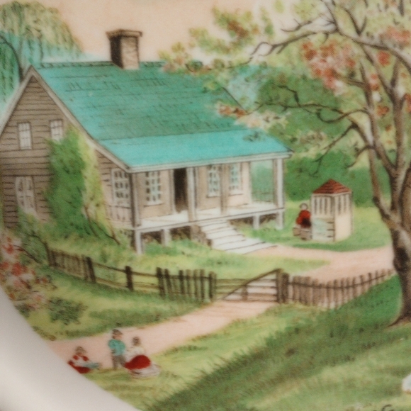 Set of 2 Currier & Ives Collectible Seasons Decorative Plates Spring and Summer - Picture 10 of 12